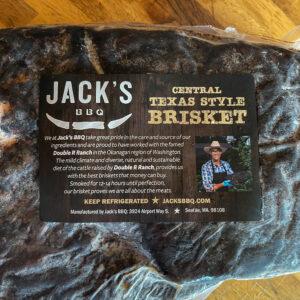 Jack's BBQ Brisket