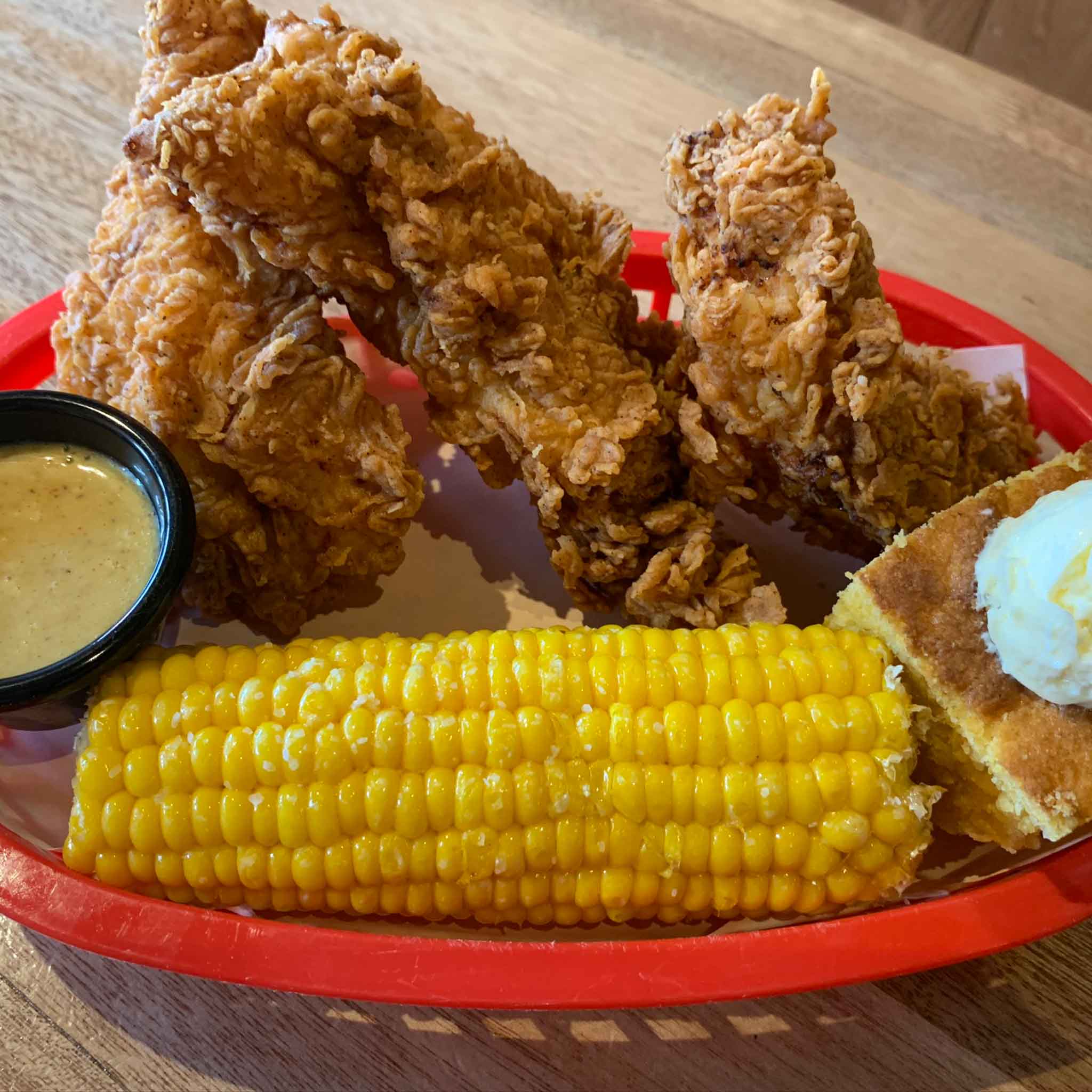 3 piece fried chicken