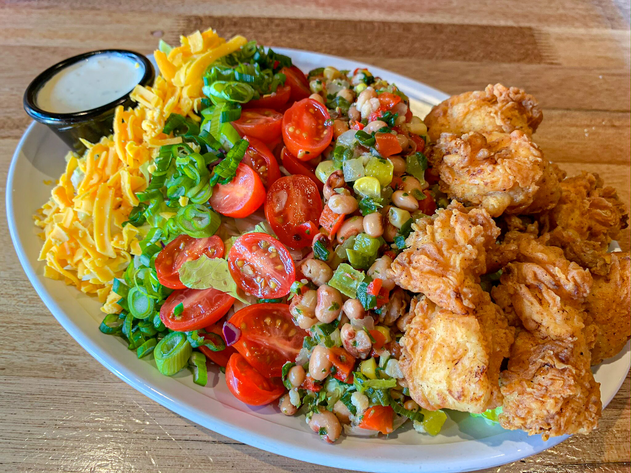 Chicken chop salad